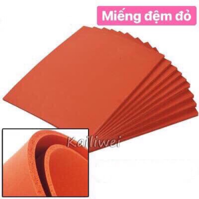 Tấm lót đỏ sửa chữa, ép kính