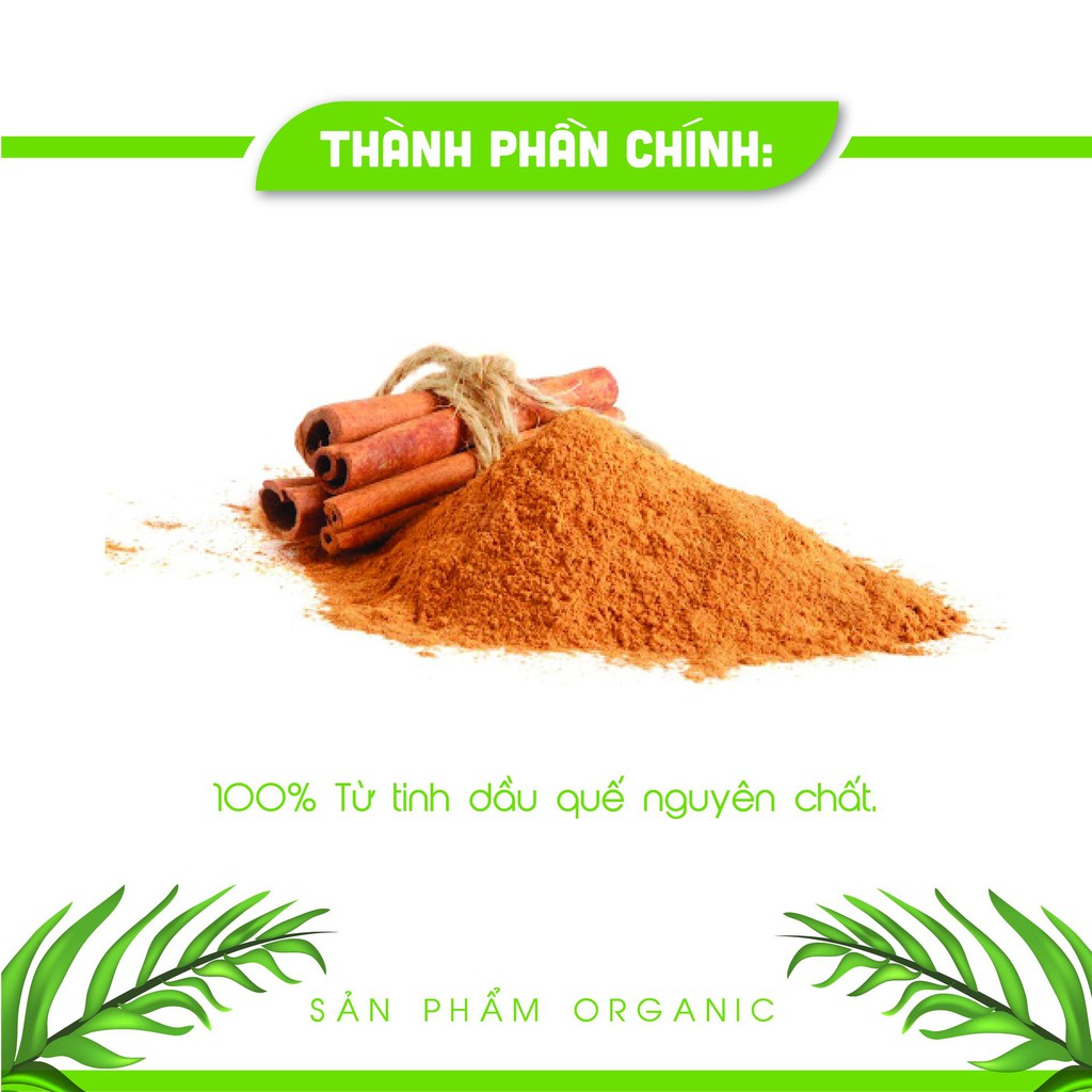 Tinh Dầu AN AN Hương Quế 10ml Nguyên Chất Nhập Khẩu Ấn Độ Đạt Chuẩn.