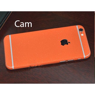 Skin dán màu nhũ cam iPhone 6/ 6S