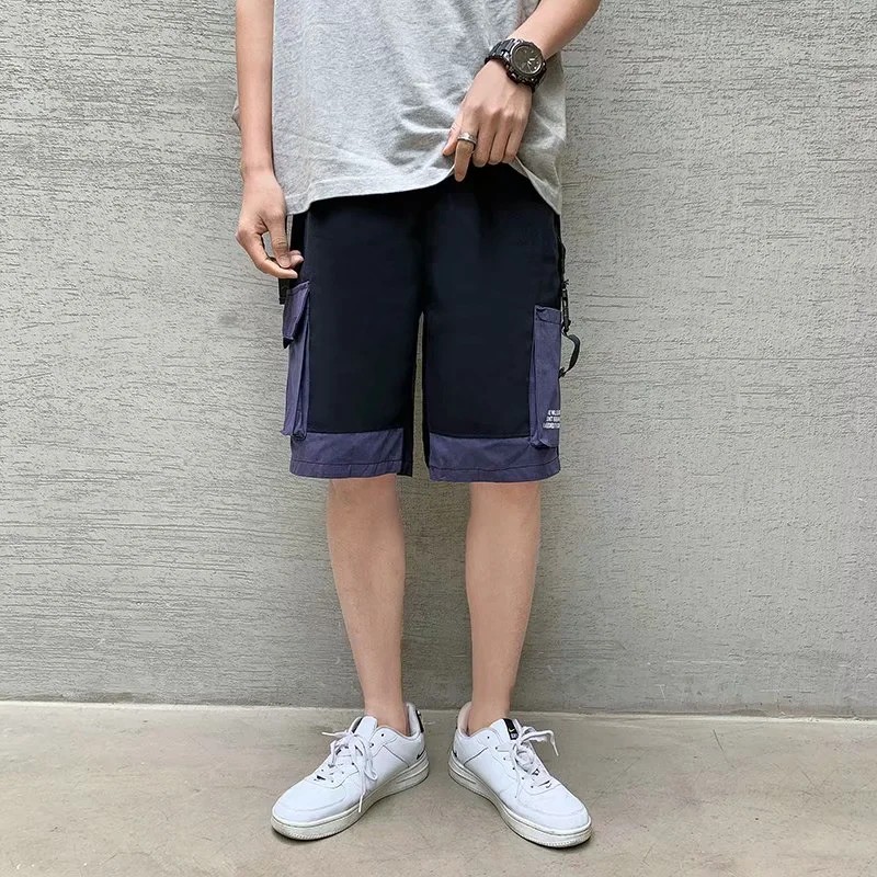 【M-2XL】quần đùi nam  Quần short bình thường mới  Quần short thời trang mùa hè  Quần đùi nhiều túi