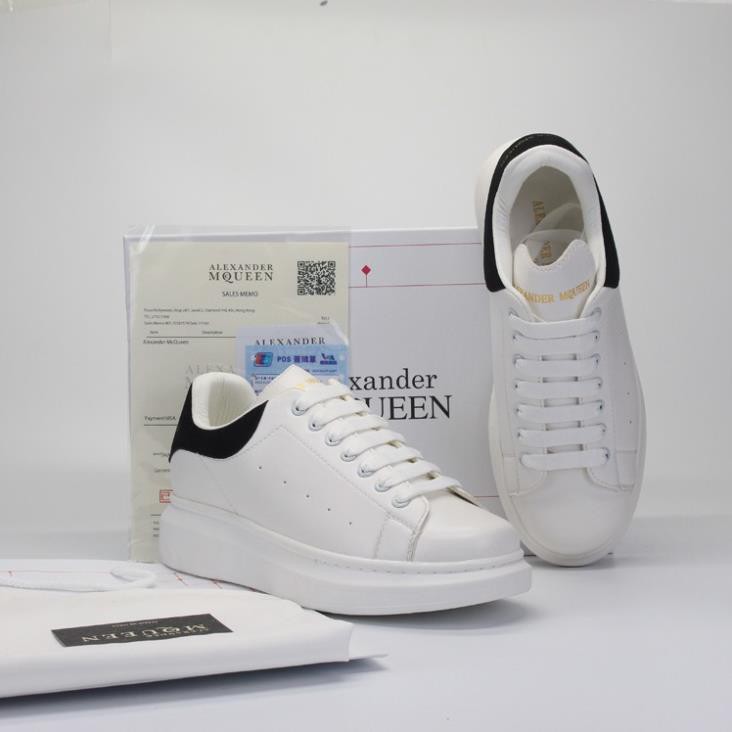 🔥Giày thể thao sneaker🔥 MCQ trắng gót đen full box cao cấp | BigBuy360 - bigbuy360.vn