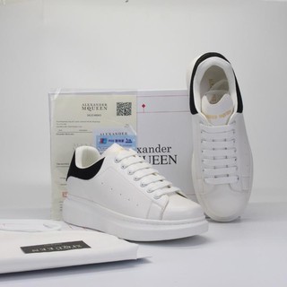 🔥Giày thể thao sneaker🔥 MCQ trắng gót đen full box cao cấp
