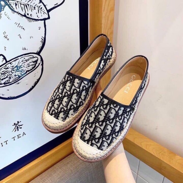 Giày Lười Slipon Đế Cói Mã DR - Hachuyengiay | BigBuy360 - bigbuy360.vn