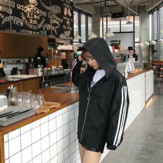 áo khoác dù 3 sọc
