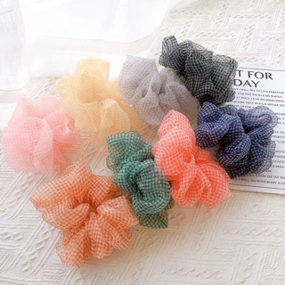 CỘT TÓC SCRUNCHIES - Voan caro