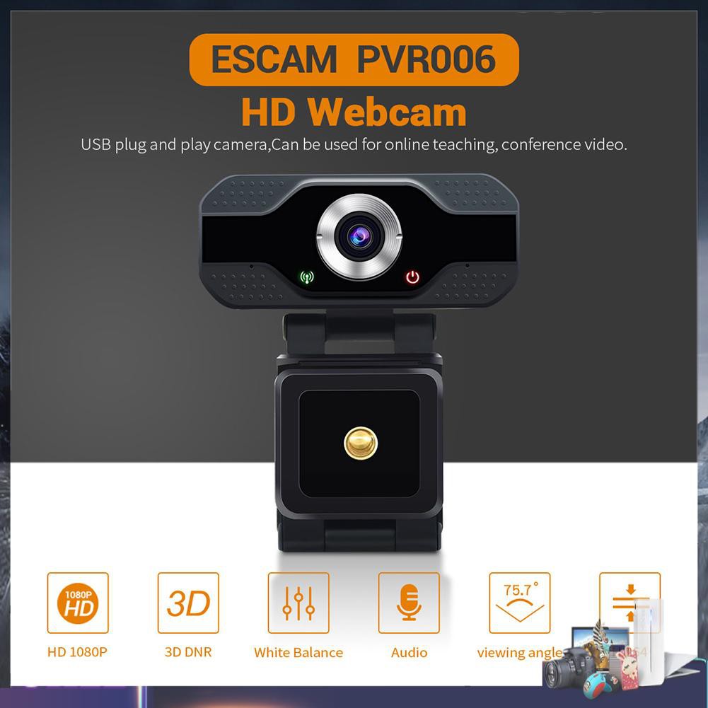 Webcam 1080p Hd Cổng Usb Cho Máy Tính