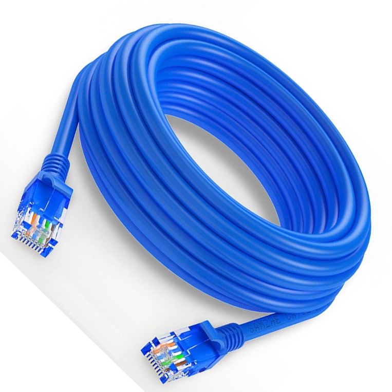 Dây cáp mạng Cat5e bấm sẵn 2 đầu 5m 10m 15m 20m 25m 30m 35m 40m 45m 50m, dây mạng lan Rj45 cho máy tính laptop camera