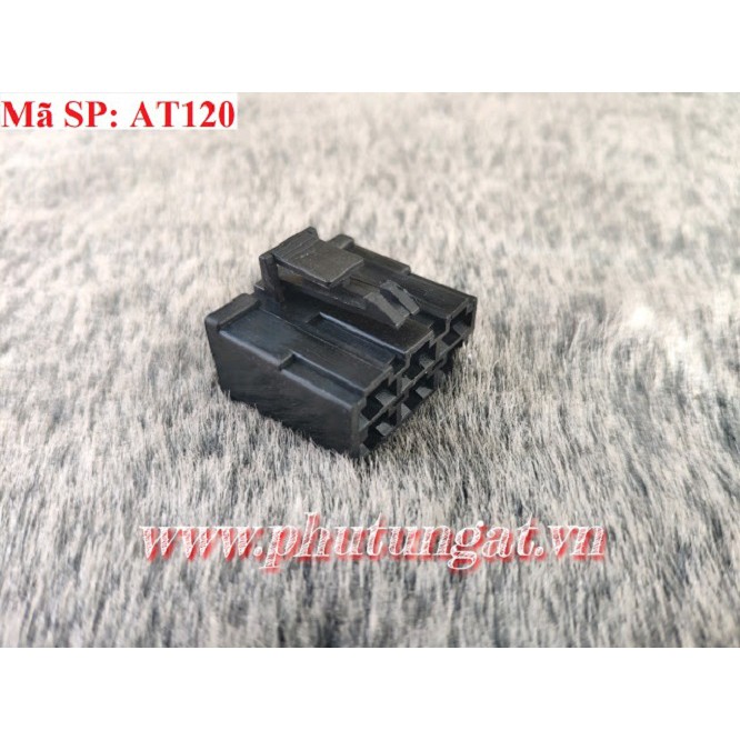 Giắc Sạc Exciter 150 Đen , Giắc sạc đầu đực 6P 6.3 - AT120
