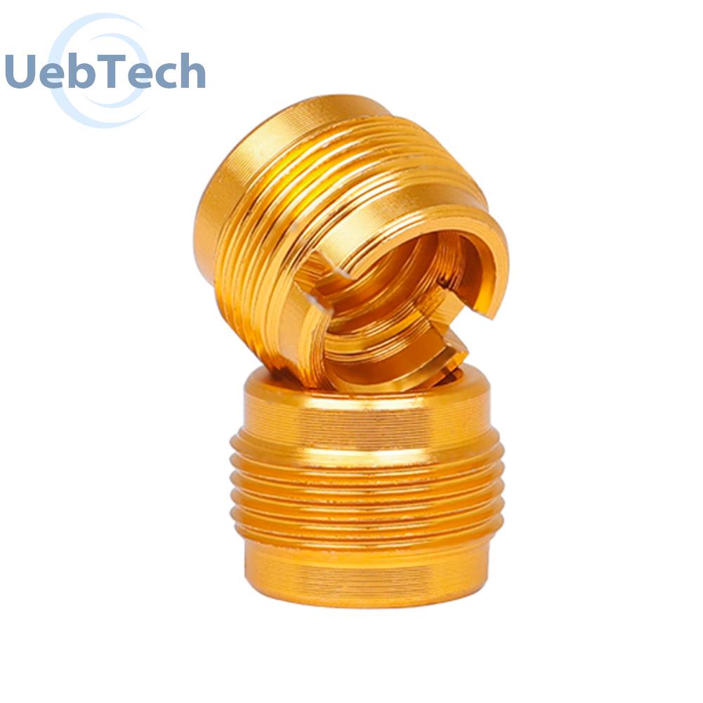 Uebtech 2pcs 3/8 to 5/8 Mic Screw Clip Adapter Connector Microphone Mount Holder