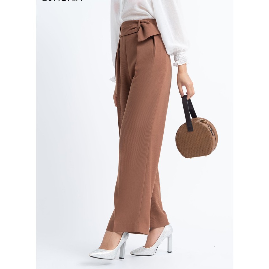 Quần dài suông cạp lệch QAA0957 20AGAIN | BigBuy360 - bigbuy360.vn