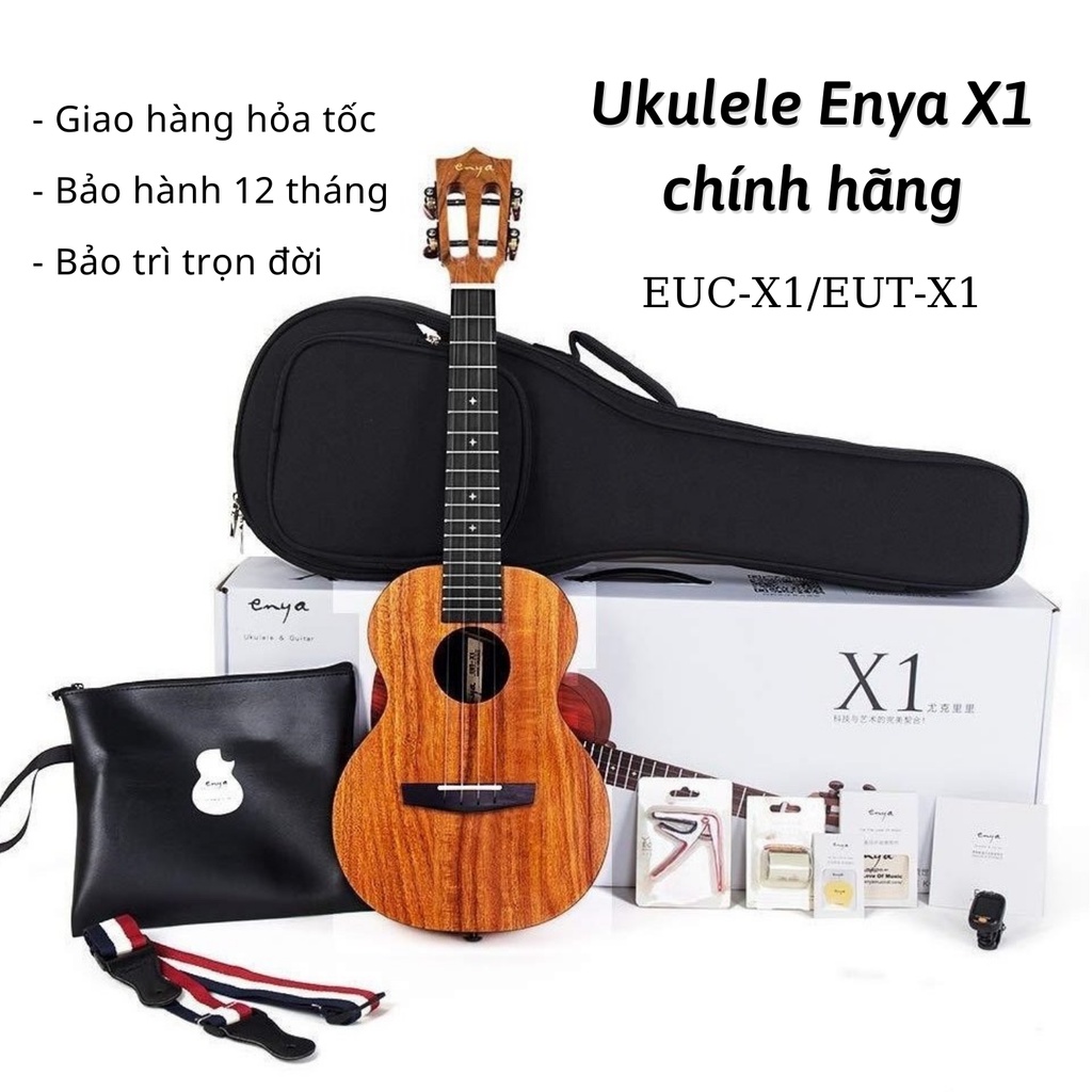 Đàn Ukulele Enya X1 Enya EUCX1 EUTX1 chính hãng Tặng kèm bộ phụ