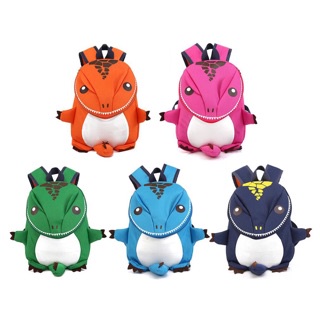 ) - Balo mầm non hình khủng long cho bé - MHS9586