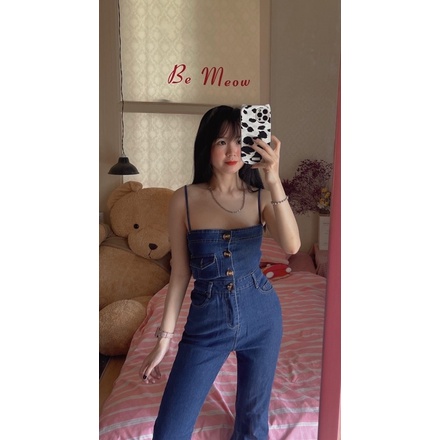 Jump jeans dài dây chéo lưng💋