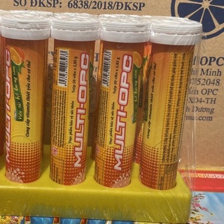 Viên sủi multivitamin hương cam -tuýp 20 viên