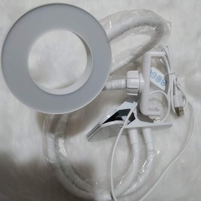 ĐÈN LED MINI FREESHIP KẸP BÀN LÀM NAIL,NỐI MI,PHUN XĂM 2 CHẾ ĐỘ SÁNG