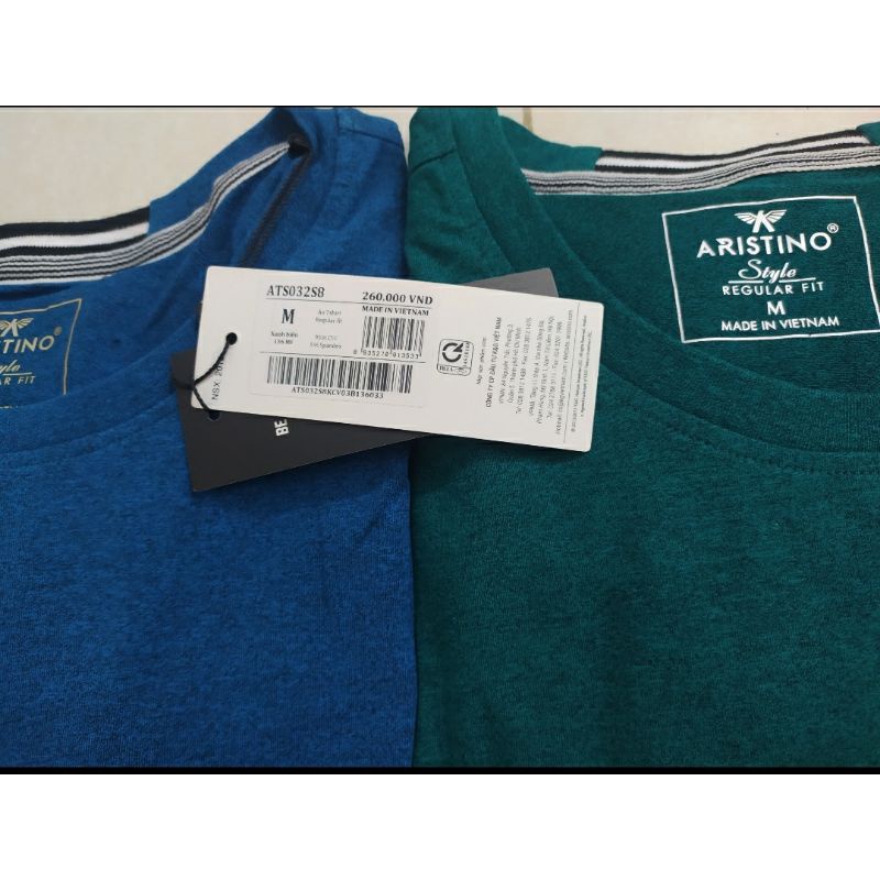 Áo Phông Nam Logo ARISTINO Trước Ngực ATS032S8, Form Regular | BigBuy360 - bigbuy360.vn