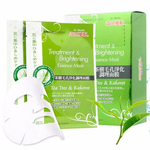 Mặt nạ giấy Dr.Morita Tea Tree Pore-Refining Essence Facial Mask 25g