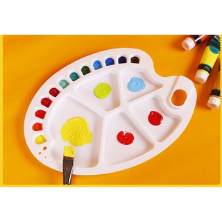 Khay Pha Màu nhựa Oval Mont Marte (Palette)