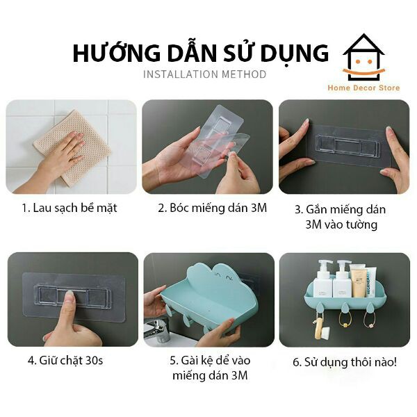 [XẢ KHO+FREE SHIP] Dụng cụ ấn xà phòng, COMBO Kệ Đựng Đồ Nhà Tắm + Khay Đựng Xà Phòng Hình Đám Mây