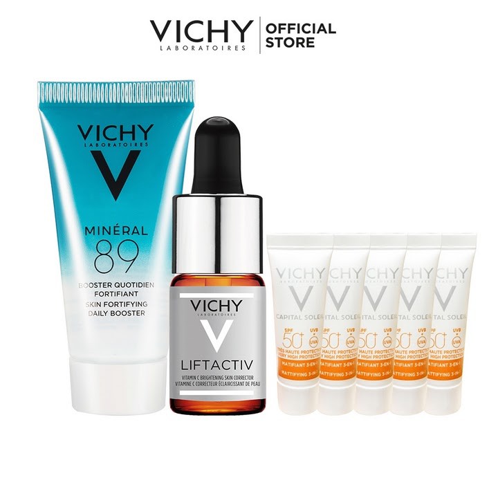 Bộ dưỡng chất (Serum) 15% vitamin C nguyên chất giúp làm sáng da và cải thiện lão hóa Vichy Liftactiv C | BigBuy360 - bigbuy360.vn