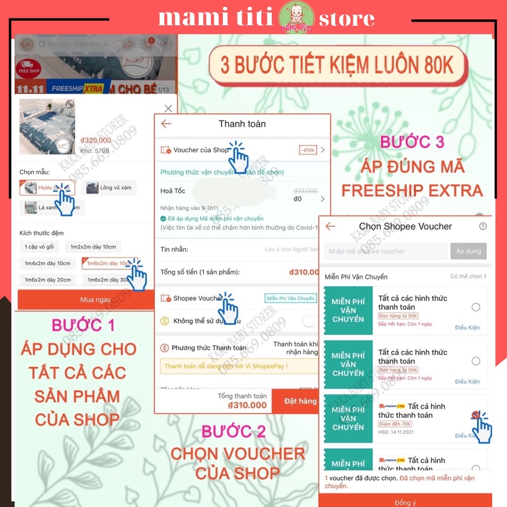 Bàn chải đánh răng cho bé, set 5 bàn chải hình thú xuất Nhật