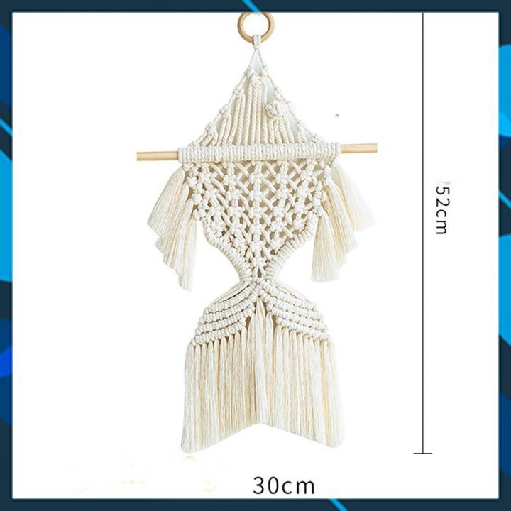 Cá nhỏ Macmrame treo tường trang trí