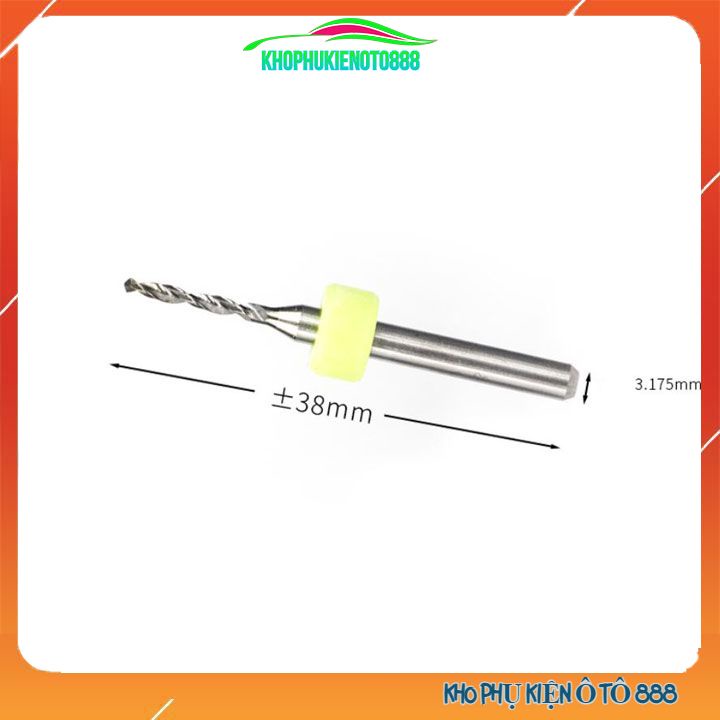 Bộ 10 mũi khoan CNC độ chính xác cao đường kính tùy chọn từ 0.3-3.0mm
