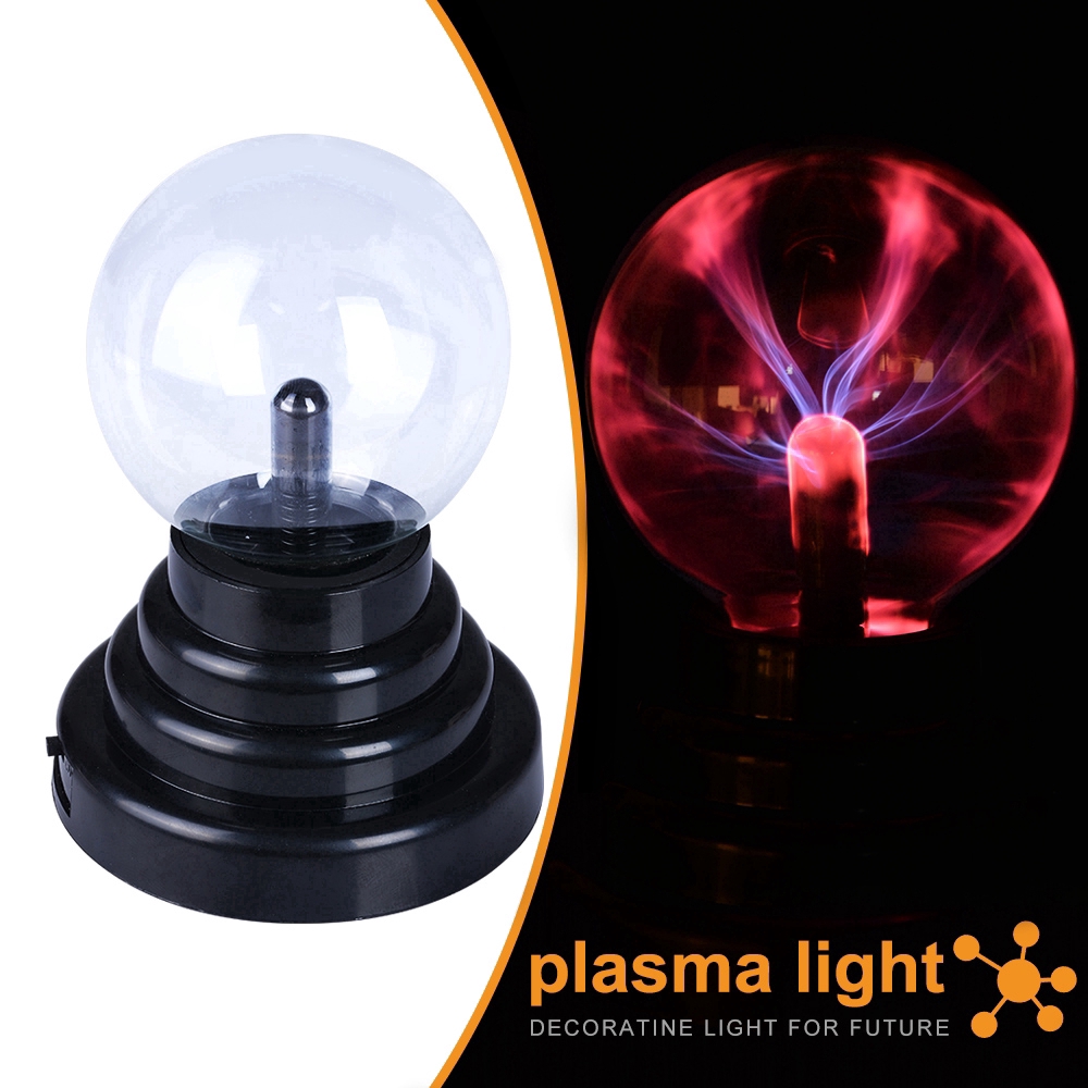 Quả Cầu Ma Thuật Plasma Phát Sáng Trong Bóng Tối