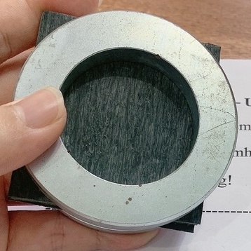 Nam châm trắng siêu mạnh dùng để làm lô từ GAOMS, loa, máy phát điện kích thước 70x10 lỗ 45mm