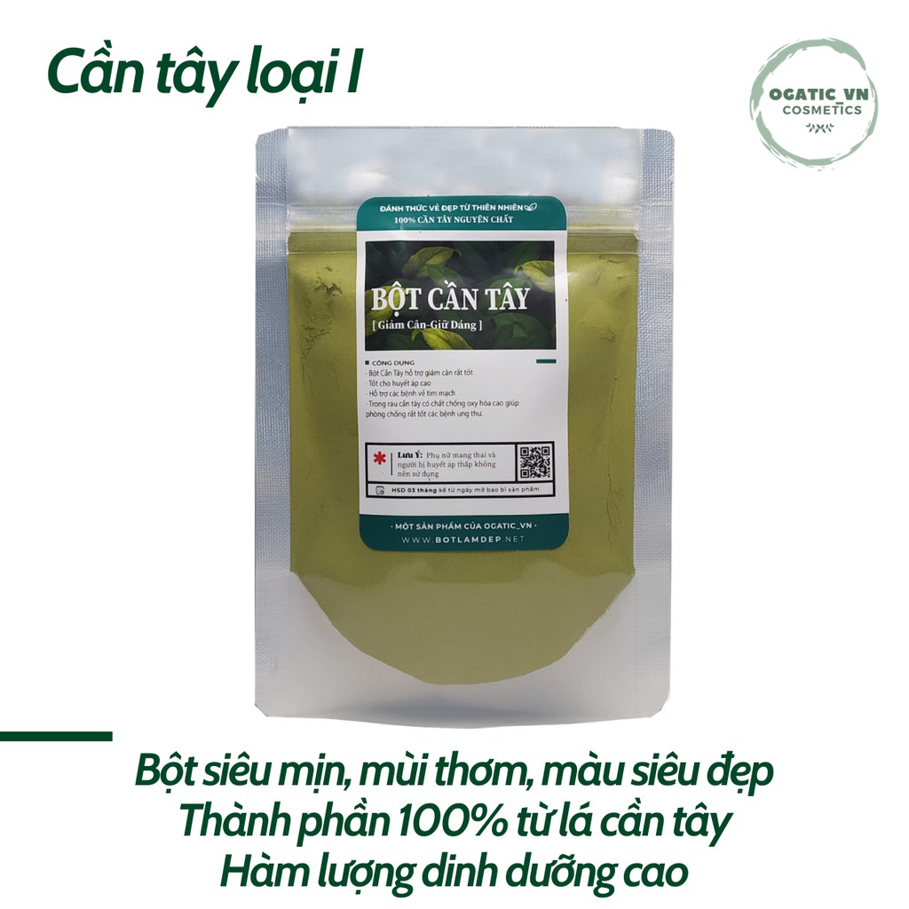 Bột Cần Tây Sấy lạnh Nguyên Chất Ogatic_vn - Bột hữu cơ dinh dưỡng và detox Organic | BigBuy360 - bigbuy360.vn