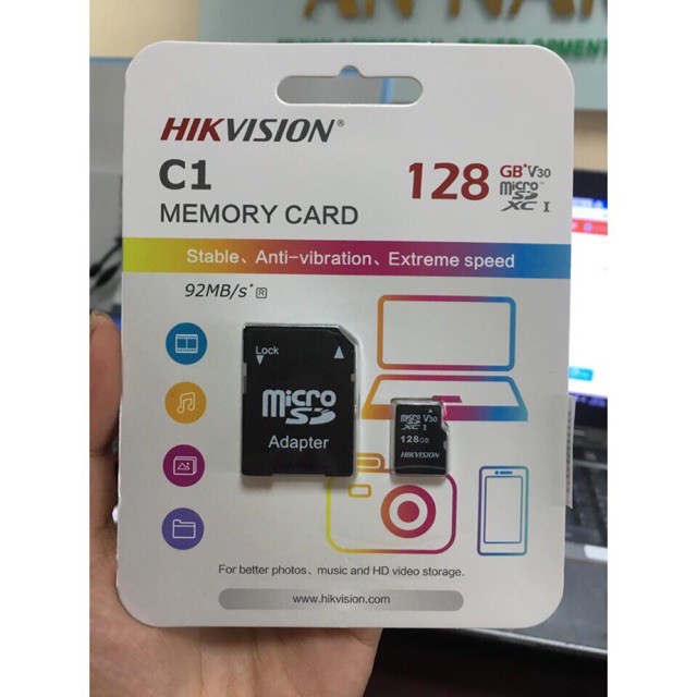 Thẻ Nhớ Camera Micro SD Hikvision 32Gb/64gb/128gb Class 10 - Bảo Hành 2 Năm -Hàng Chính Hãng Chuyên Dụng Cho Camera