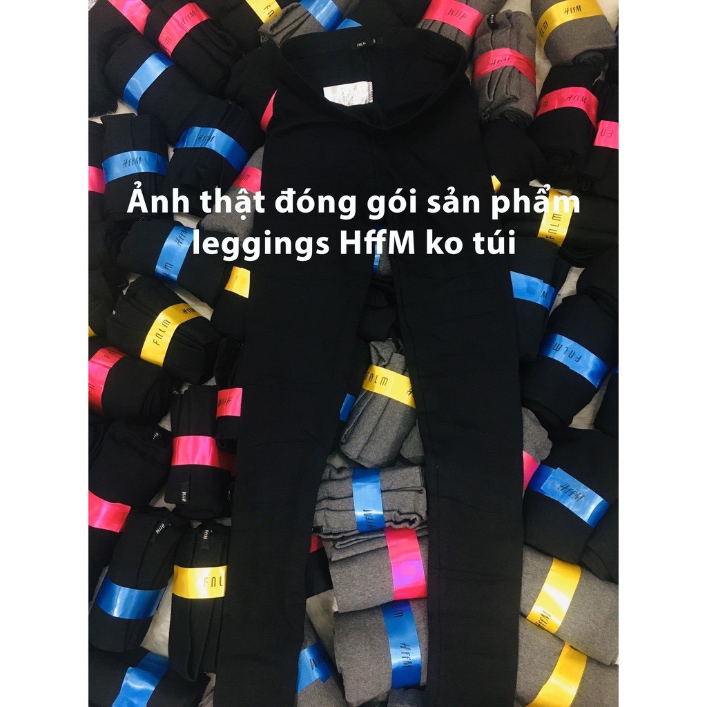 Quần legging nữ HffM cao cấp freesize HM02 ChiChi🌻FREESHIP🌻 Quần legging cạp cao chất thun cotton dày dặn,siêu co giãn