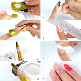Cuộn Form Giấy Nối Móng Dùng Cho Đắp Gel Và Đắp Bột