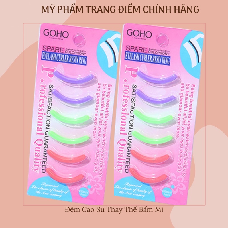 Set 6 Miếng Đệm Cao Su Thay Thế Cho Dụng Cụ Bấm Mi Cao Cấp Eyelash Curler Pad