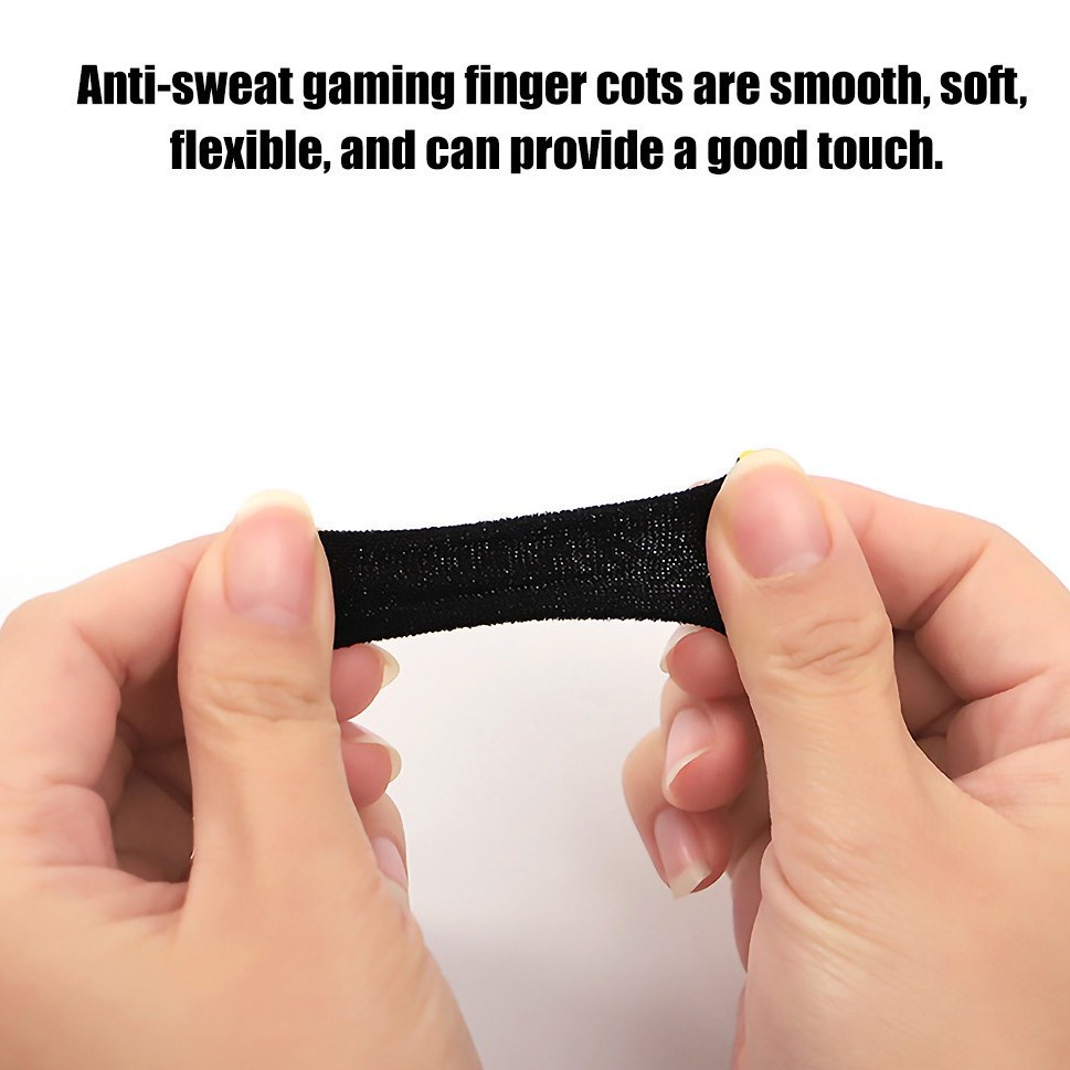 Bộ 2 Găng Tay Cho Ngón Tay Bằng Vải Dệt Kim Chống Mồ Hôi Cho Tay Cầm Chơi Game | BigBuy360 - bigbuy360.vn