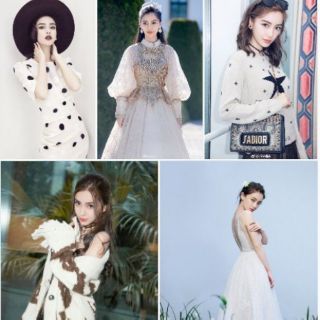 Poster khổ A4-A5-A6 Angela Baby - Yang Ying tự do chọn mẫu ( Mua 2 tặng 1 )
