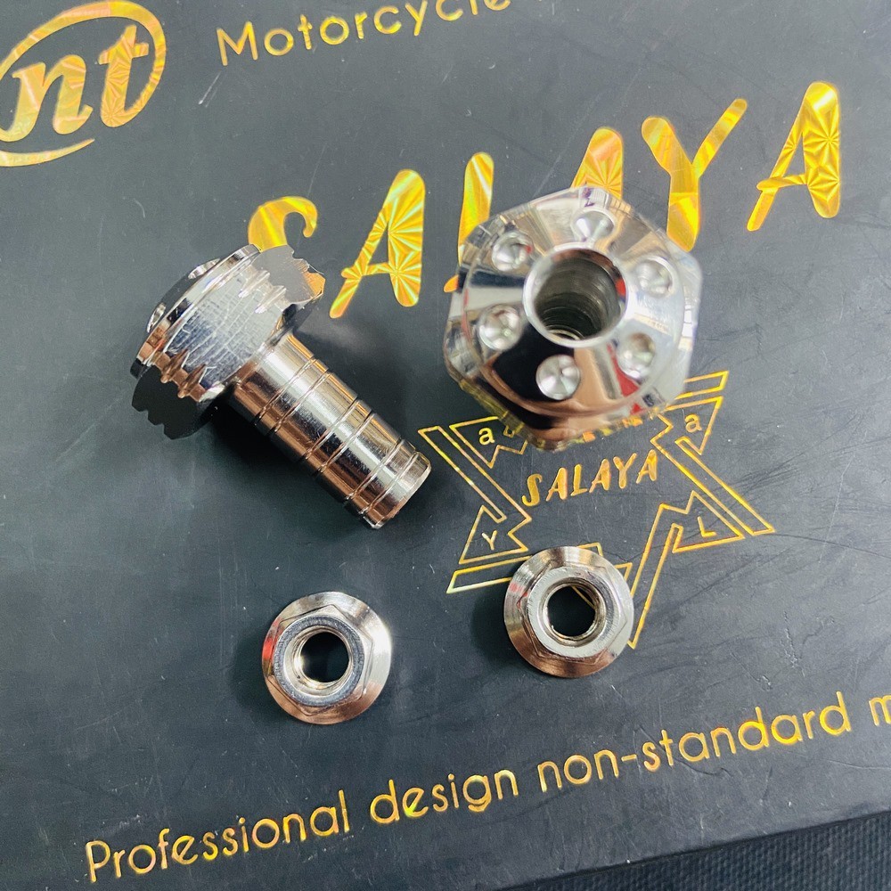 [ỐC KIỂU INOX 304] BỘ ỐC TĂNG CHỈNH SÊN XE MÁY, ỐC TĂNG CHỈNH KÉO GẤP XE MÁY GẮN CÁC XE THÔNG DỤNG HIỆN NAY