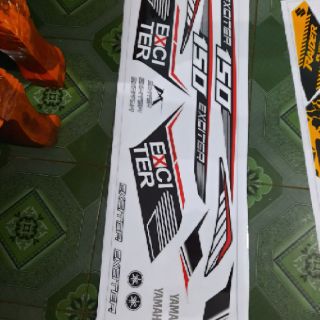 Tem rời dán xe exciter 150 đặt in