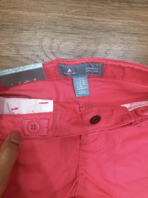 Quần sooc bé gái nơ Gap