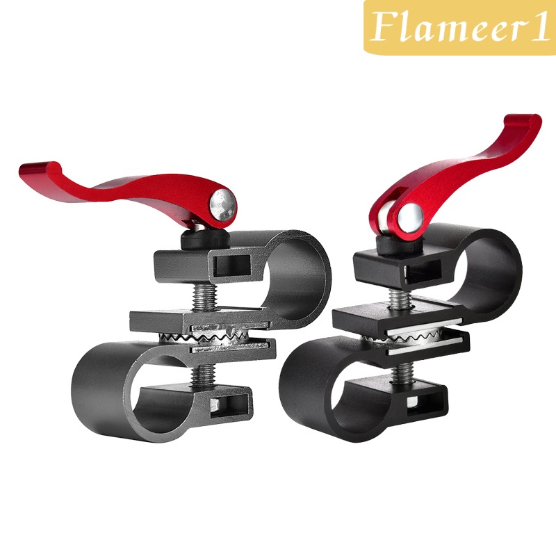 Kẹp Cố Định Dù Bằng Hợp Kim Nhôm Màu Đen Fireameer1