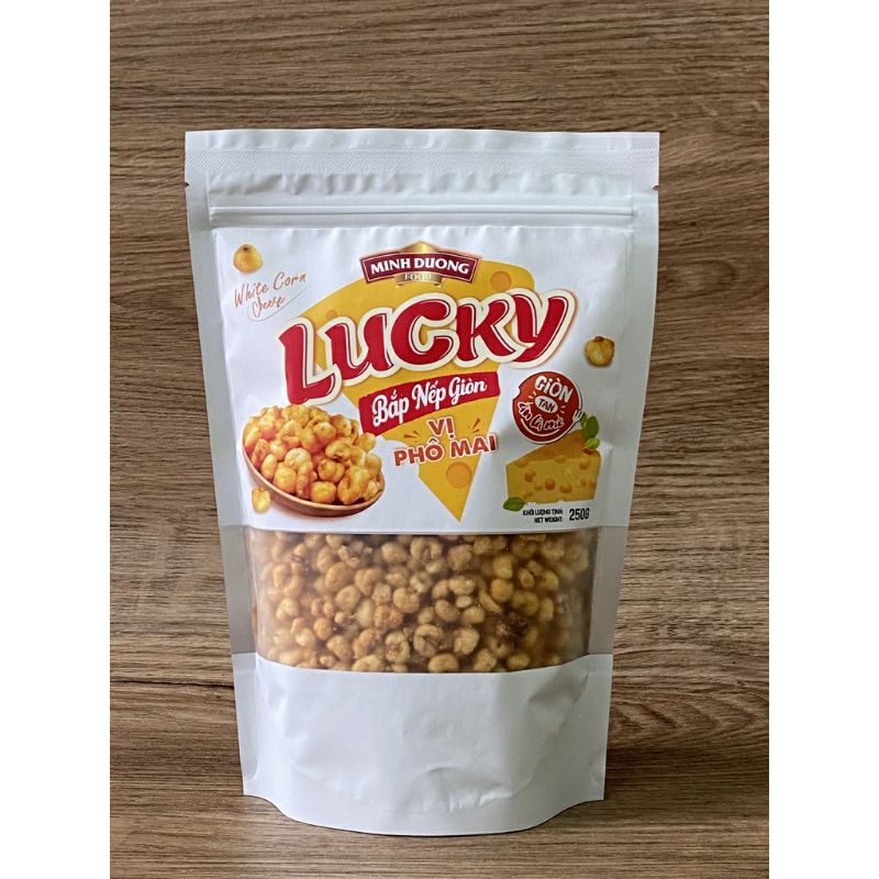 ngô nếp sấy giòn vị pho mai gucky minh Dương 250g