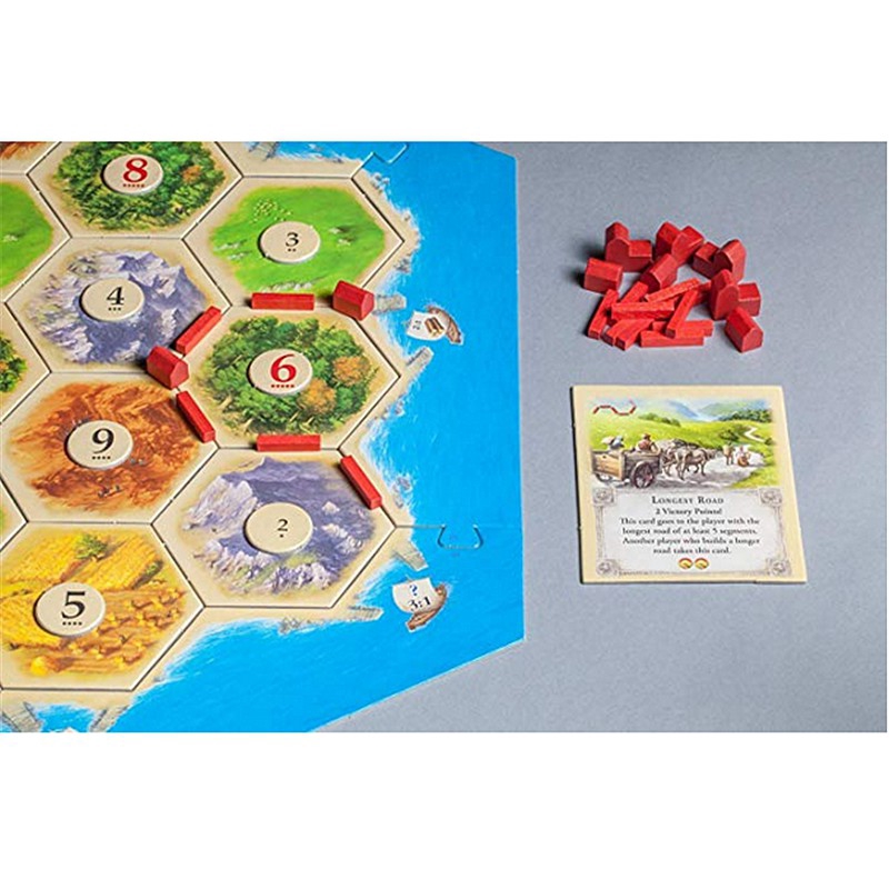 [Mã LIFE2104ALL giảm 10% đơn 50K] Trò chơi Catan phiên bản thứ 5 (English) /5th edition/Boardgame