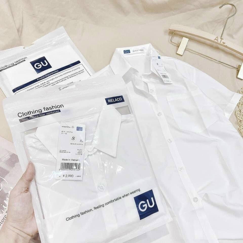 Áo Sơ Mi Trắng Tay Ngắn Gu Hàng Xuất Loại 1 Phù Hợp Cho Các Bạn Đi Làm Công Sở Đi Học | Smide Clothing