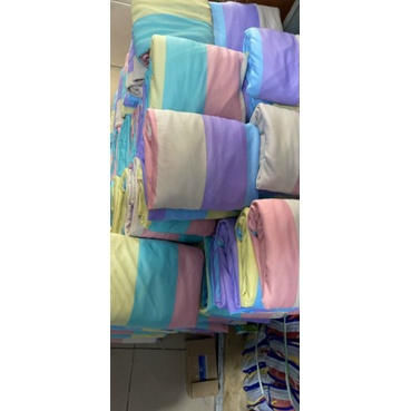 BỘ 4 DRAP GA THUN LẠNH HÀN  CẦU VỒNG HOT MỀM MƯỚT MÁT NGỌT NGÀO ĐÁNG YÊU