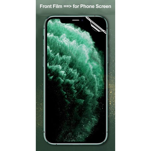 Miếng Dán Hydrogel Nano Bảo Vệ Toàn Màn Hình Cho iPhone 7 8 6 6s plus x xs max XR 11 12 Pro max i6s ix ixr ixs max i7plus i8 plus