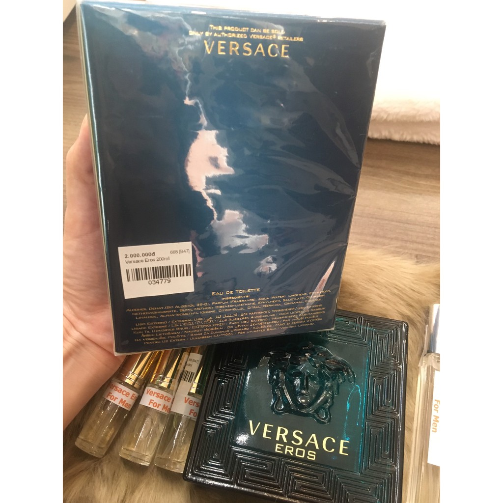[Mẩu Thử] Nước Hoa Nam Versace Eros