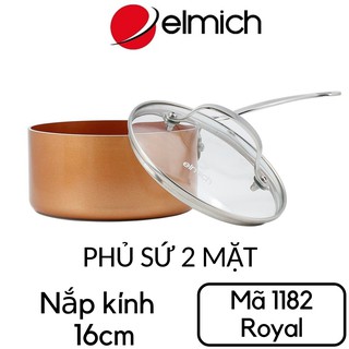 Nồi Quánh chống dính đáy từ phủ sứ ❤Có Nắp❤ Elmich Royal Classic 16cm EL-1182