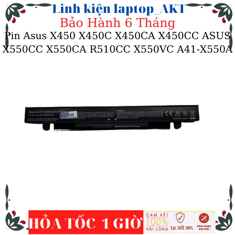 Pin laptop Asus X450 X450C X450CA X450CC ASUS X550CC X550CA R510CC X550VC A41-X550A