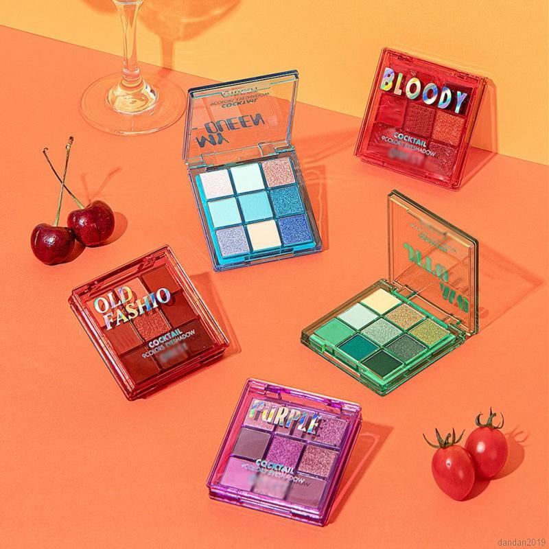 (Hàng Mới Về) Bảng Phấn Mắt Qibest 9 Màu Tông Nhũ Và Lì Trang Điểm Lâu Trôi | BigBuy360 - bigbuy360.vn