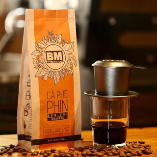 CÀ PHÊ BỘT 250G - BM SÀNH ĐIỆU - arabica hái chín, rang mộc, nguyên chất - BM GROUP